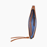 Berlin Caramel Leather Clutch Wallet - Sale