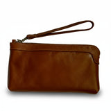 Berlin Cocoa Leather Clutch Wallet