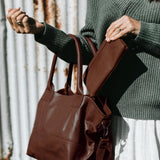 Berlin Cocoa Leather Clutch Wallet