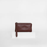 Berlin Cocoa Leather Clutch Wallet