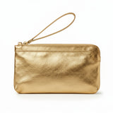 Berlin Gold Leather Clutch Wallet