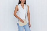 Coco Linen Crossbody Clutch