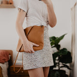 Florence Caramel Leather Crossbody