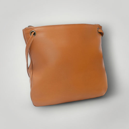 Florence Caramel Leather Crossbody - Sale