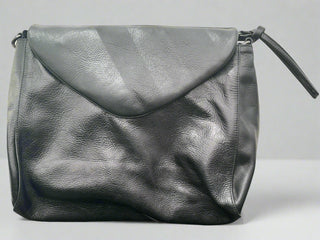 Singapore Black Pebbled Leather Crossbody - Sale