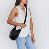 Luna Black Slouchy Crescent