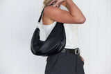 Luna Black Slouchy Crescent