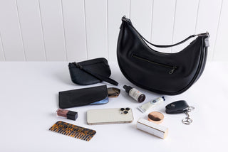 Luna Black Slouchy Crescent - Sale