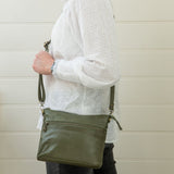 Mini Rome Army Leather Crossbody