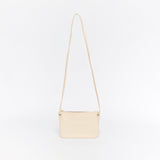 Mini Florence Linen Leather Crossbody Wallet