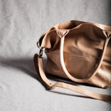 Paris Blush Leather Tote Bag