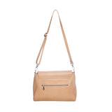 Singapore Nude Leather Crossbody Bag
