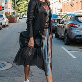 Singapore Black Leather Crossbody Bag