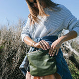 Florence Army Leather Crossbody