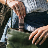 Florence Army Leather Crossbody