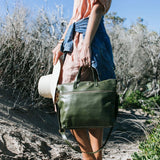 Rome Army Leather Tote Bag