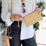 Berlin Nude Leather Clutch Wallet