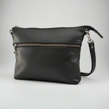 Mini Rome Black Leather Crossbody