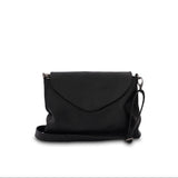 Singapore Black Leather Crossbody Bag