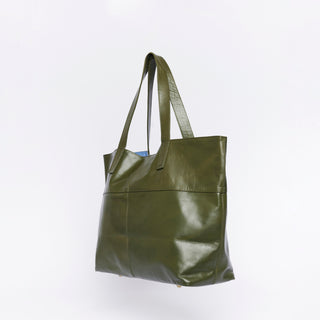 New York Army Leather Tote Bag