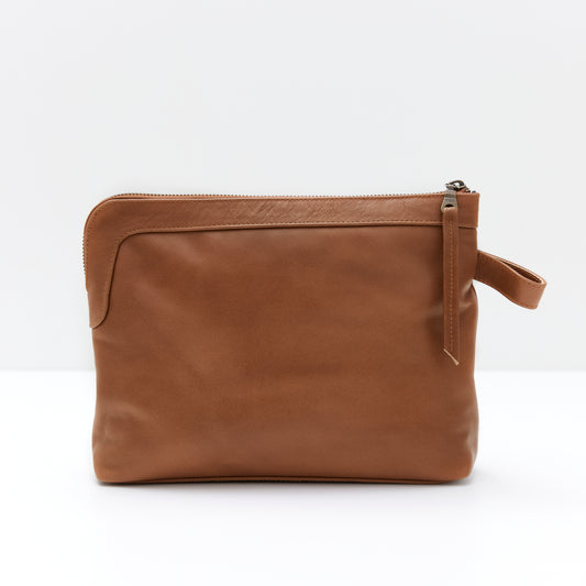 Sicily Cognac Toiletry Bag