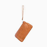 Berlin Caramel Leather Clutch Wallet - Sale