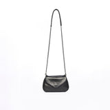 Coco Smooth Black Crossbody Clutch