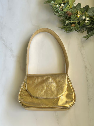 Stella Gold Shoulder Bag