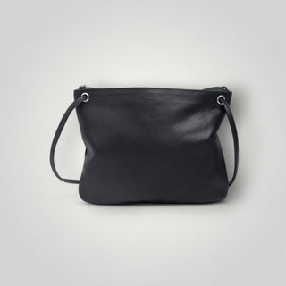Florence French Navy Leather Crossbody