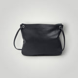 Florence French Navy Leather Crossbody
