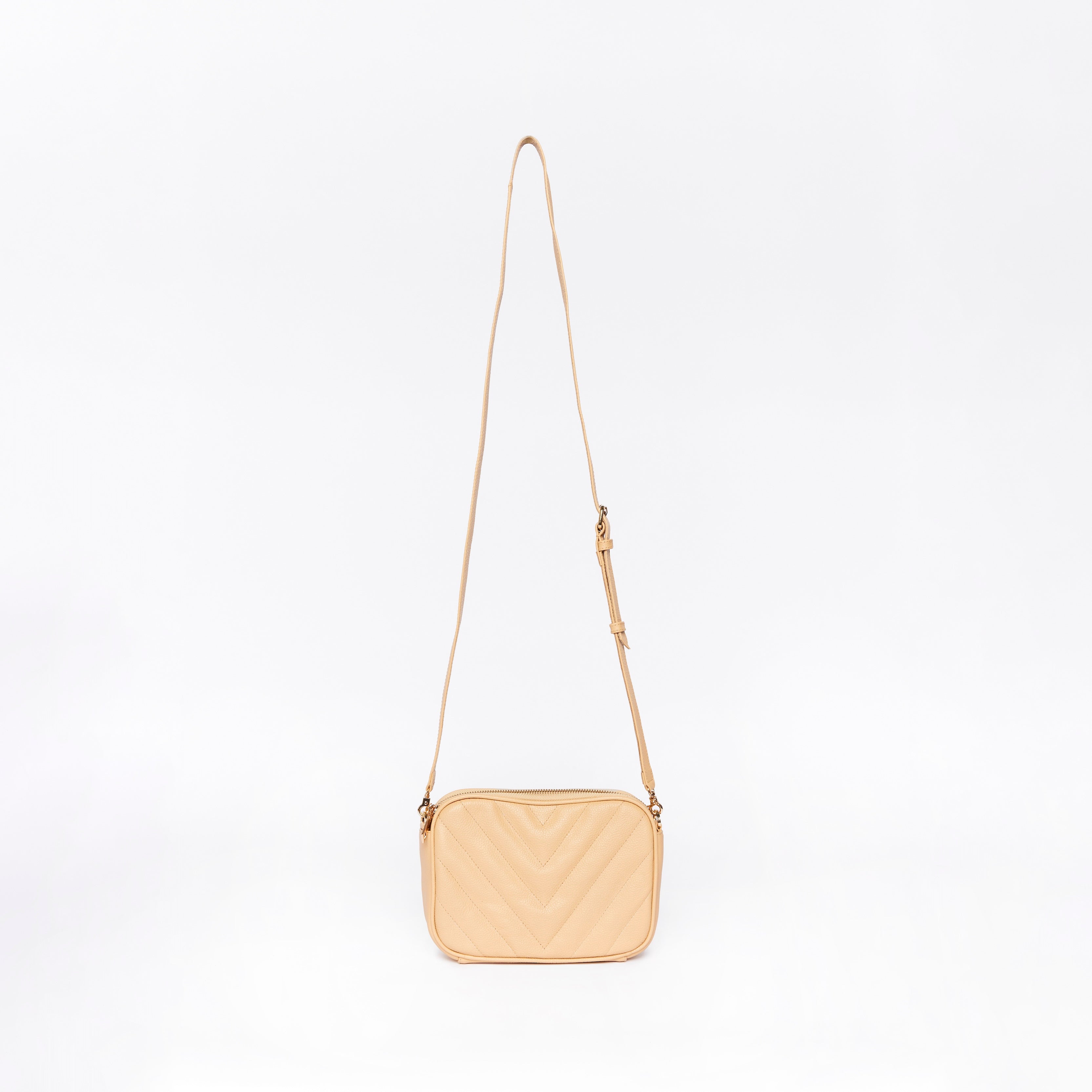 Gigi Latte Leather Strap