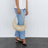 Luna Linen Slouchy Crescent - Sale