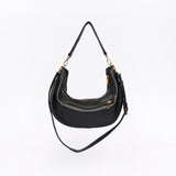 Luna Black Slouchy Crescent