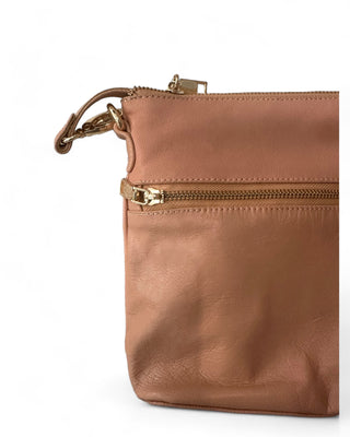 Mini Rome Blush Leather Crossbody - Seconds