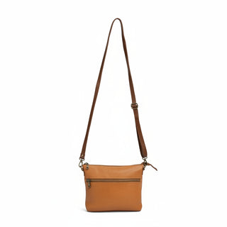 Mini Rome Caramel Leather Crossbody - Sale