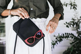 Mini Florence Latte Leather Crossbody Wallet