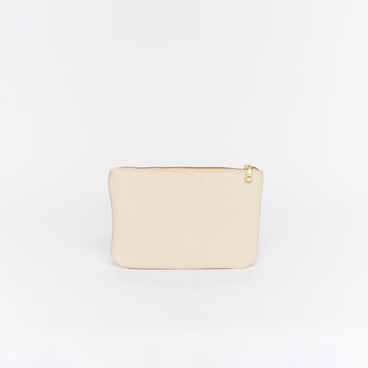 Mini Florence Linen Leather Crossbody Wallet