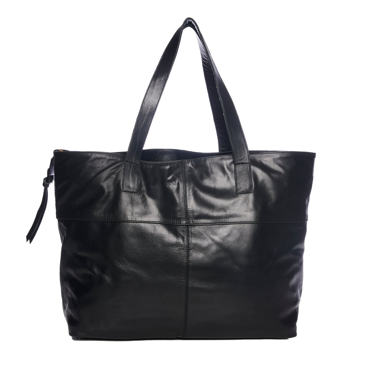 Toronto Leather Tote Bag - Black – Bahru Leather