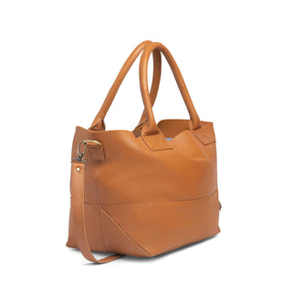 Paris Caramel Leather Tote Bag