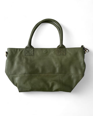 Paris Army Leather Tote - Seconds