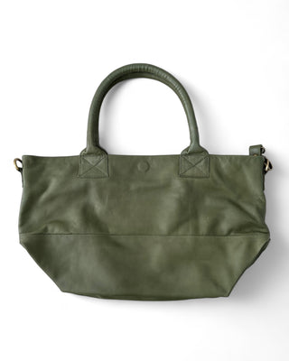 Paris Army Leather Tote - Seconds