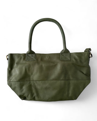 Paris Army Leather Tote - Seconds