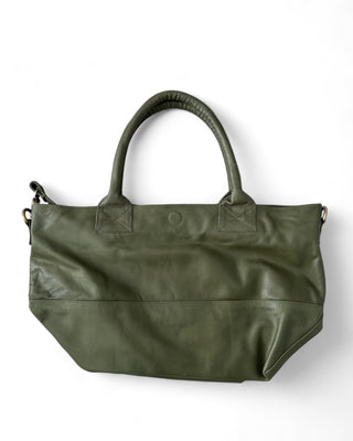 Paris Army Leather Tote - Seconds