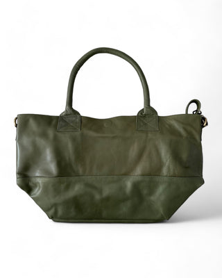 Paris Army Leather Tote - Seconds