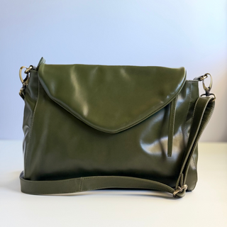 Singapore Army Leather Crossbody Bag