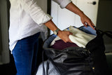 Sorrento Black Pebbled Leather Weekender