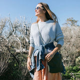 Florence Army Leather Crossbody