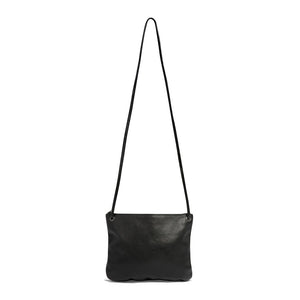 Florence Leather Crossbody Bag - Black