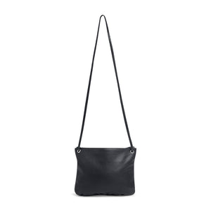 Florence Leather Crossbody Bag - French Navy