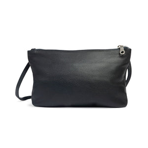 Mini Florence Leather Crossbody Wallet - French Navy